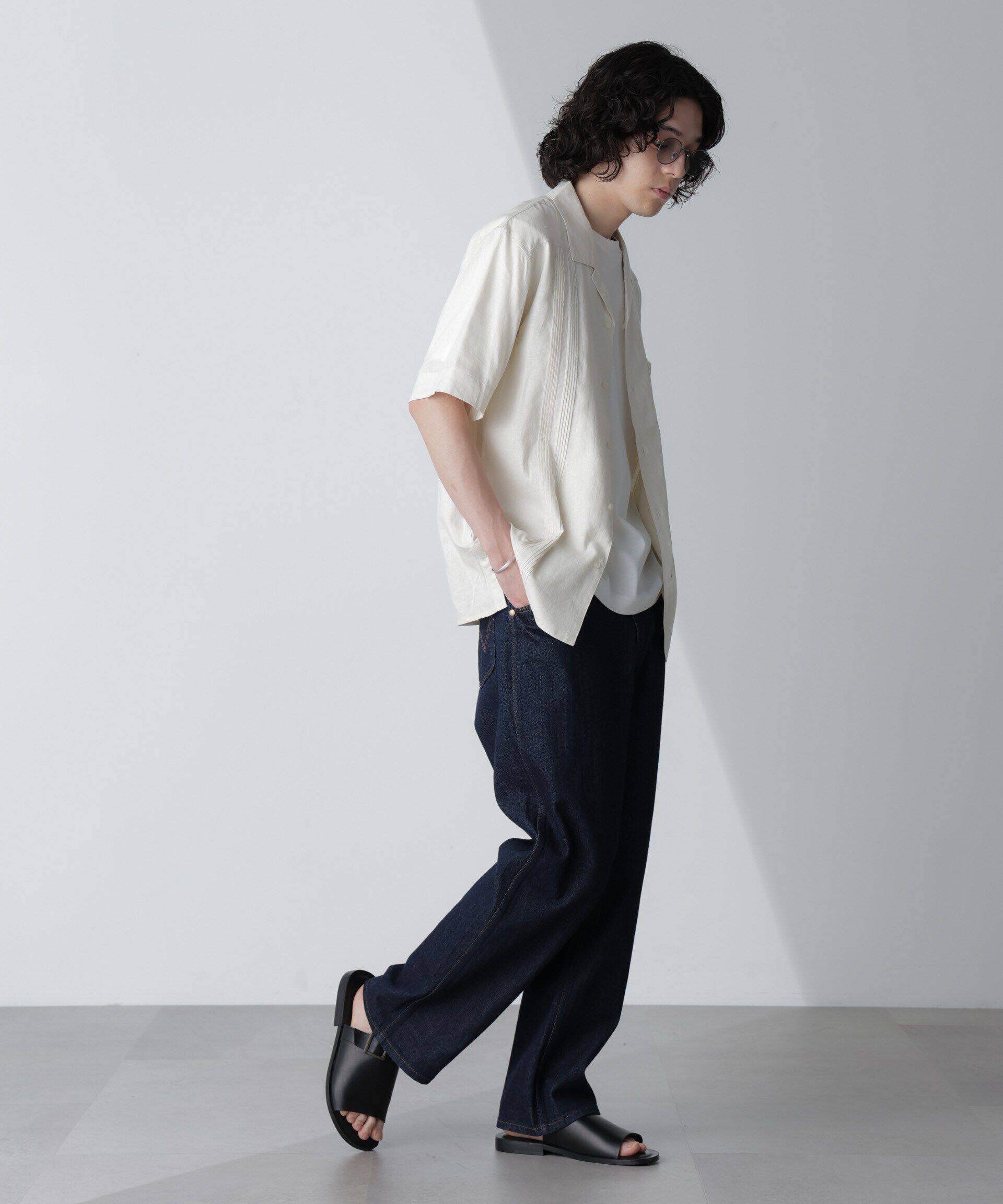 nano･universe「スタイリッシュキューバシャツ 半袖」|シャツ・ブラウス|