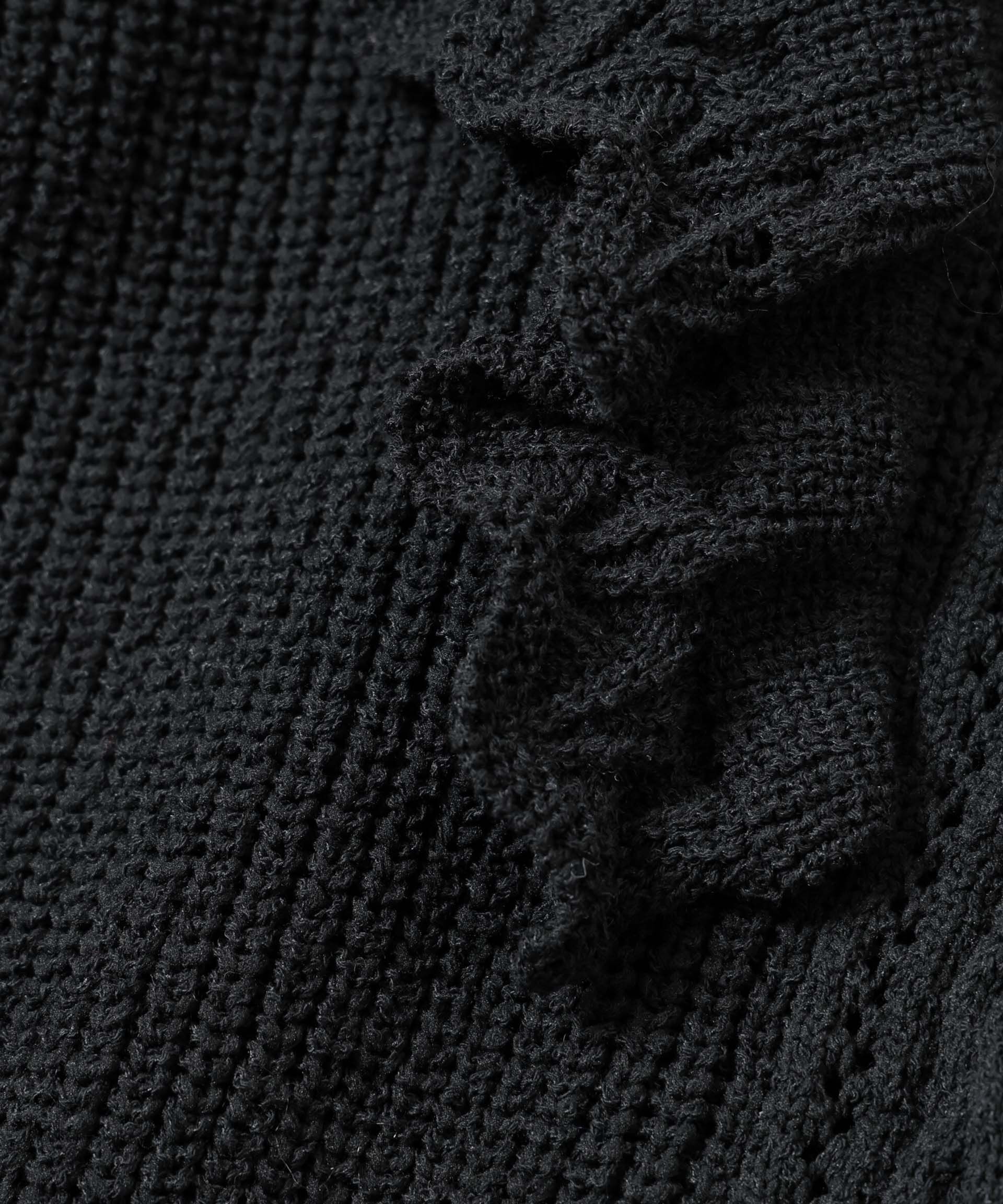 nano･universe「フリルケーブルニットプルオーバー」|ニット・セーター|