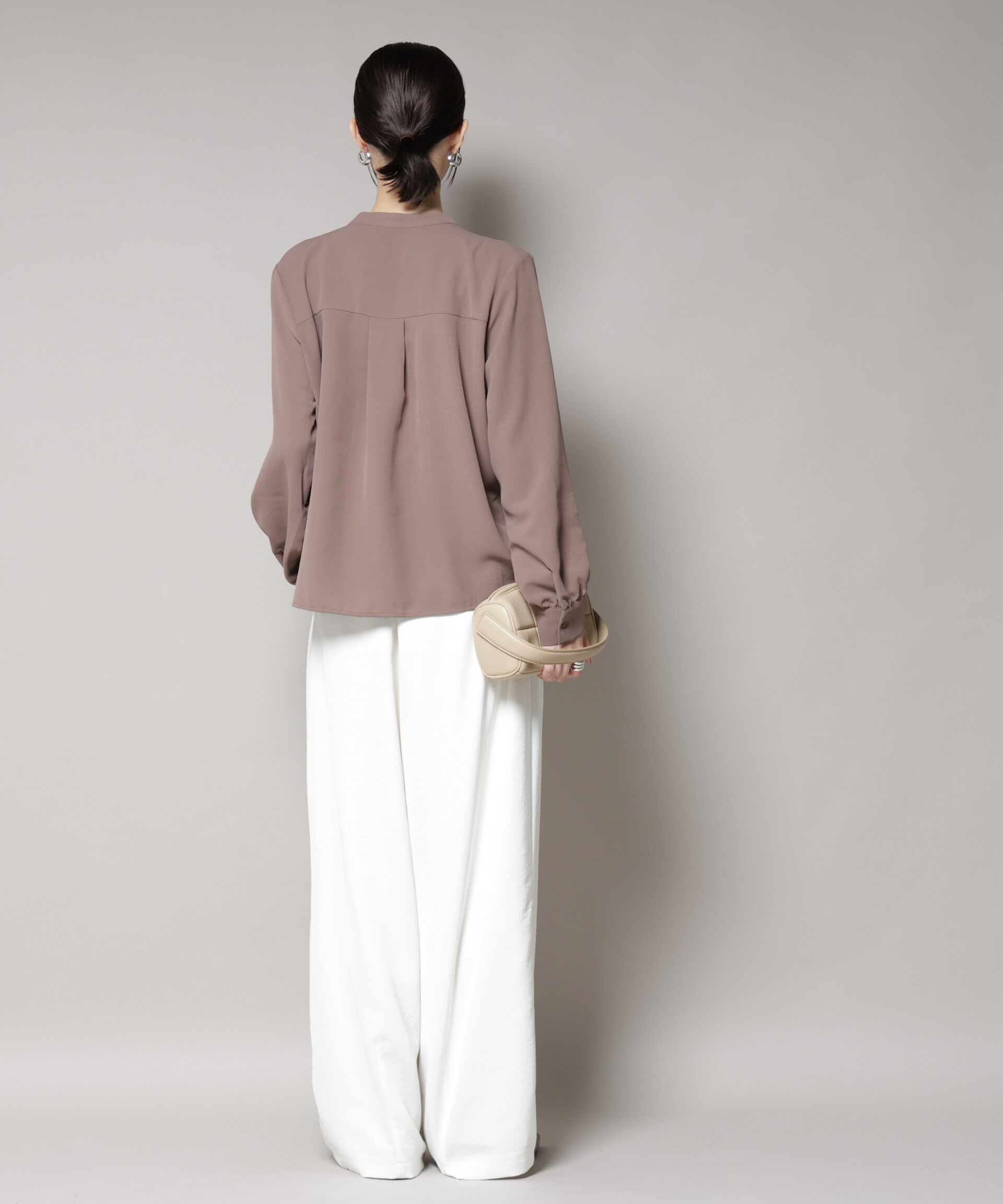 nano･universe「フロントフリルブラウス」|シャツ・ブラウス|