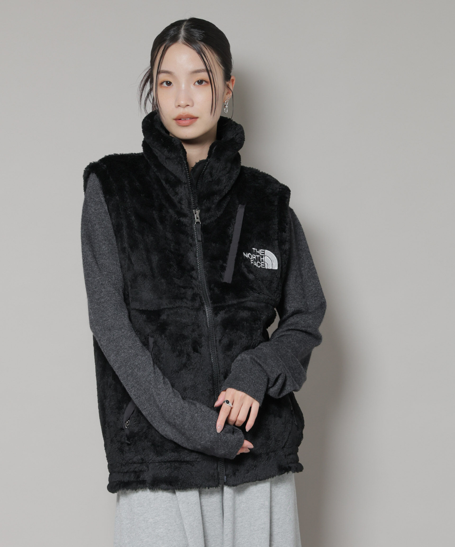 nano･universe「THE NORTH FACE/Versa Loft Vest」|ダウンベスト・ベスト|ブラック