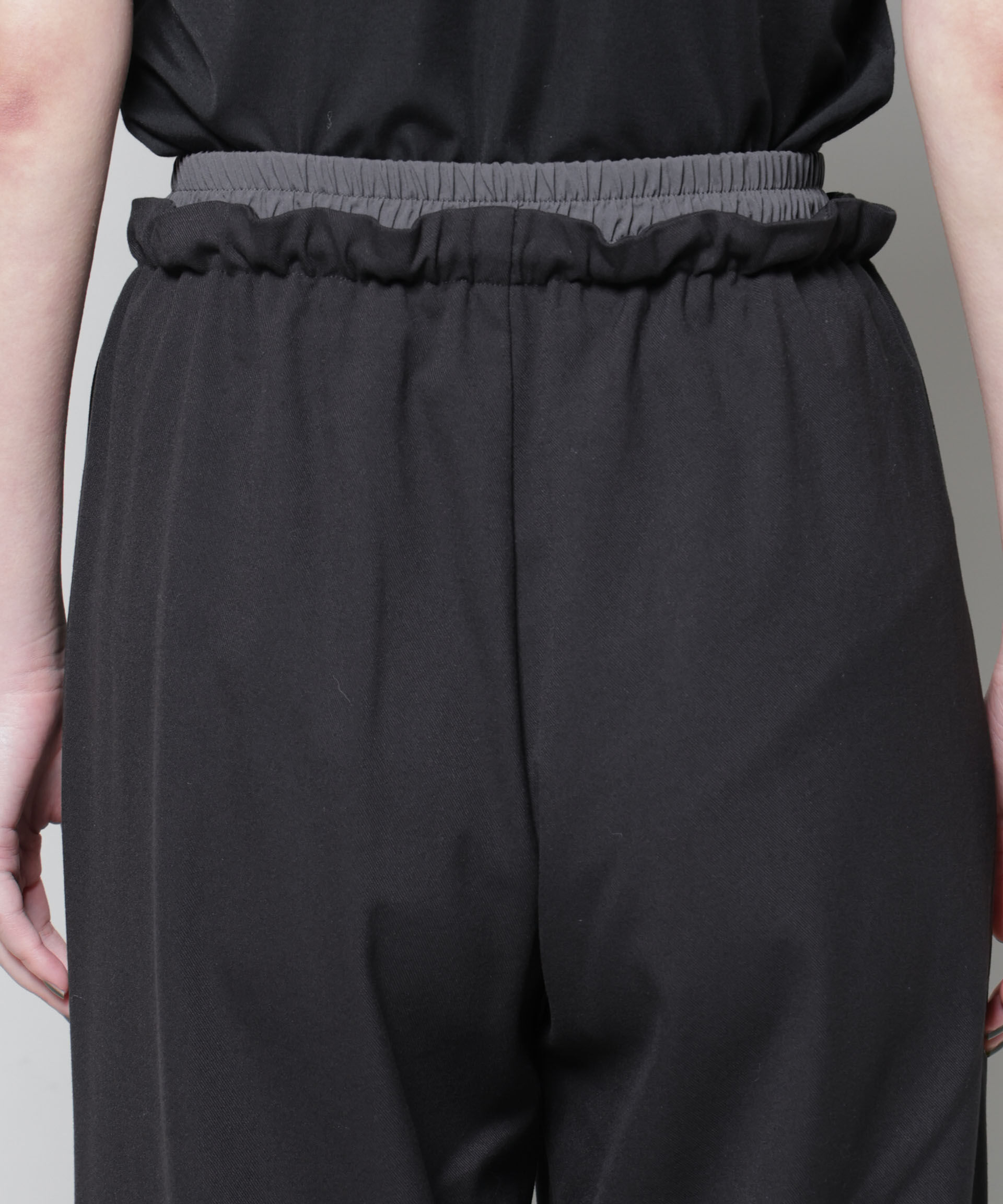 nano･universe「ファンクションダブルウエストイージーパンツ」|チノ|