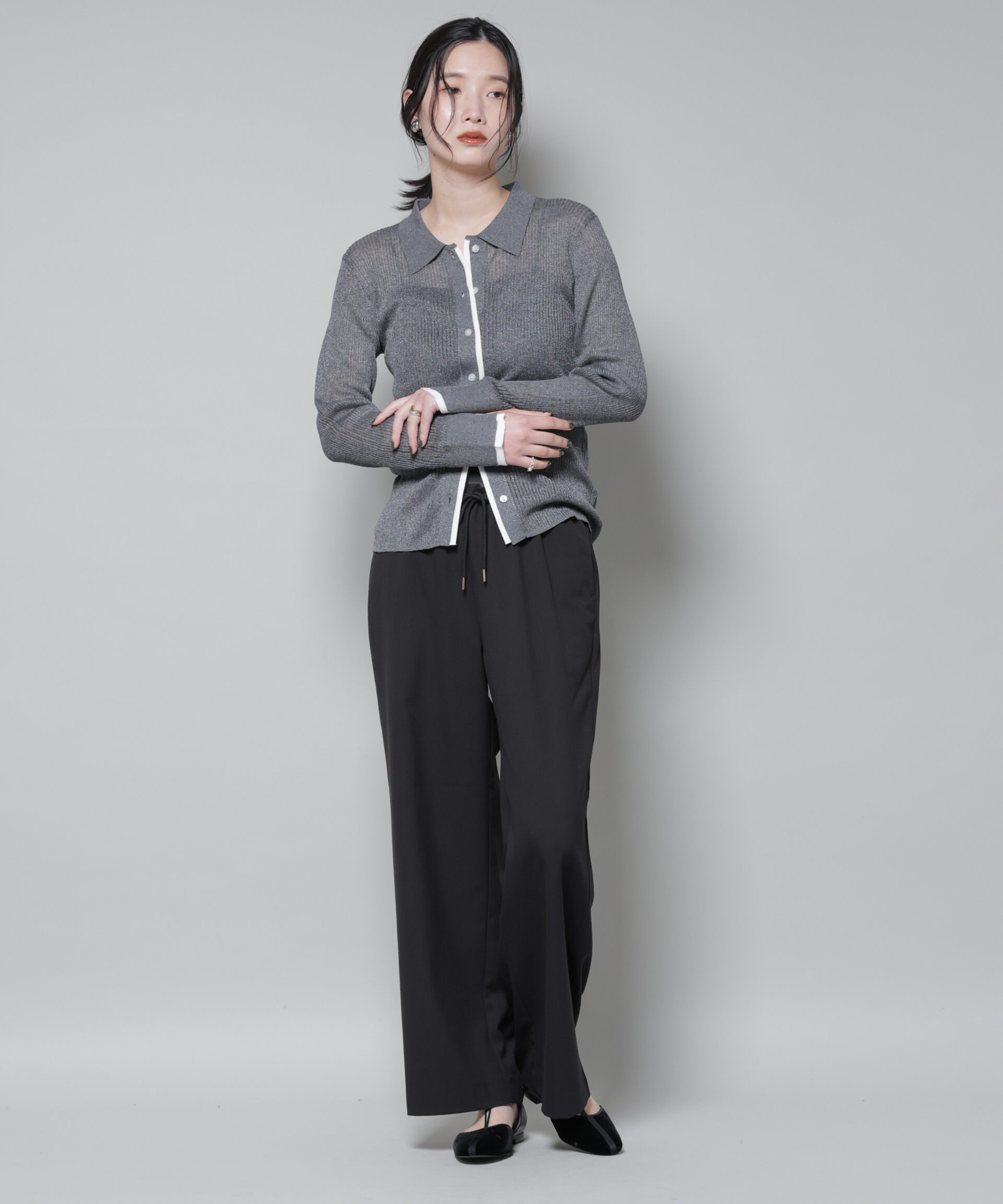 nano･universe「ファンクションダブルウエストイージーパンツ」|チノ|