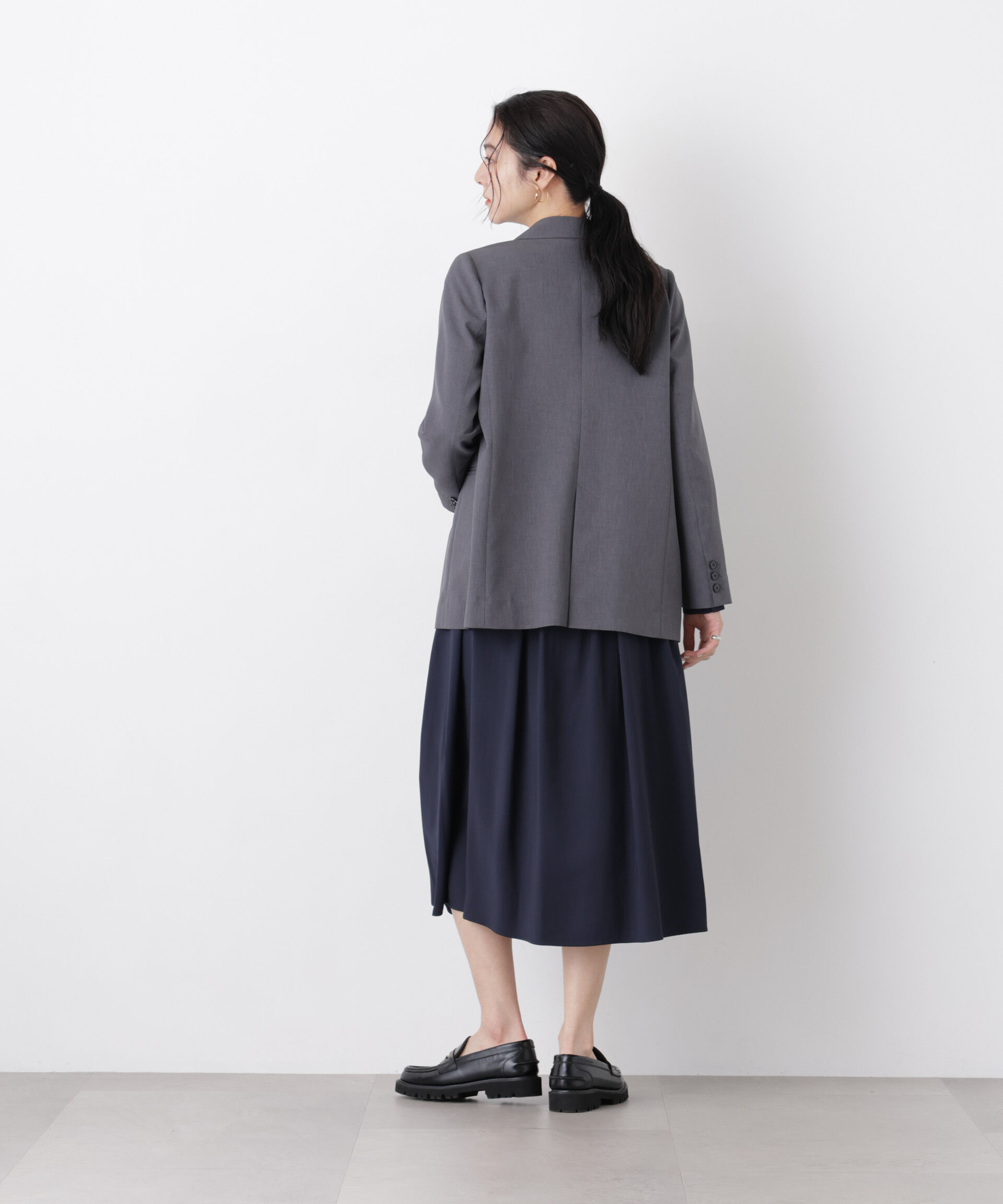 nano･universe「ライトファンクション ダブルジャケット(セットアップ可)」|テーラードジャケット|