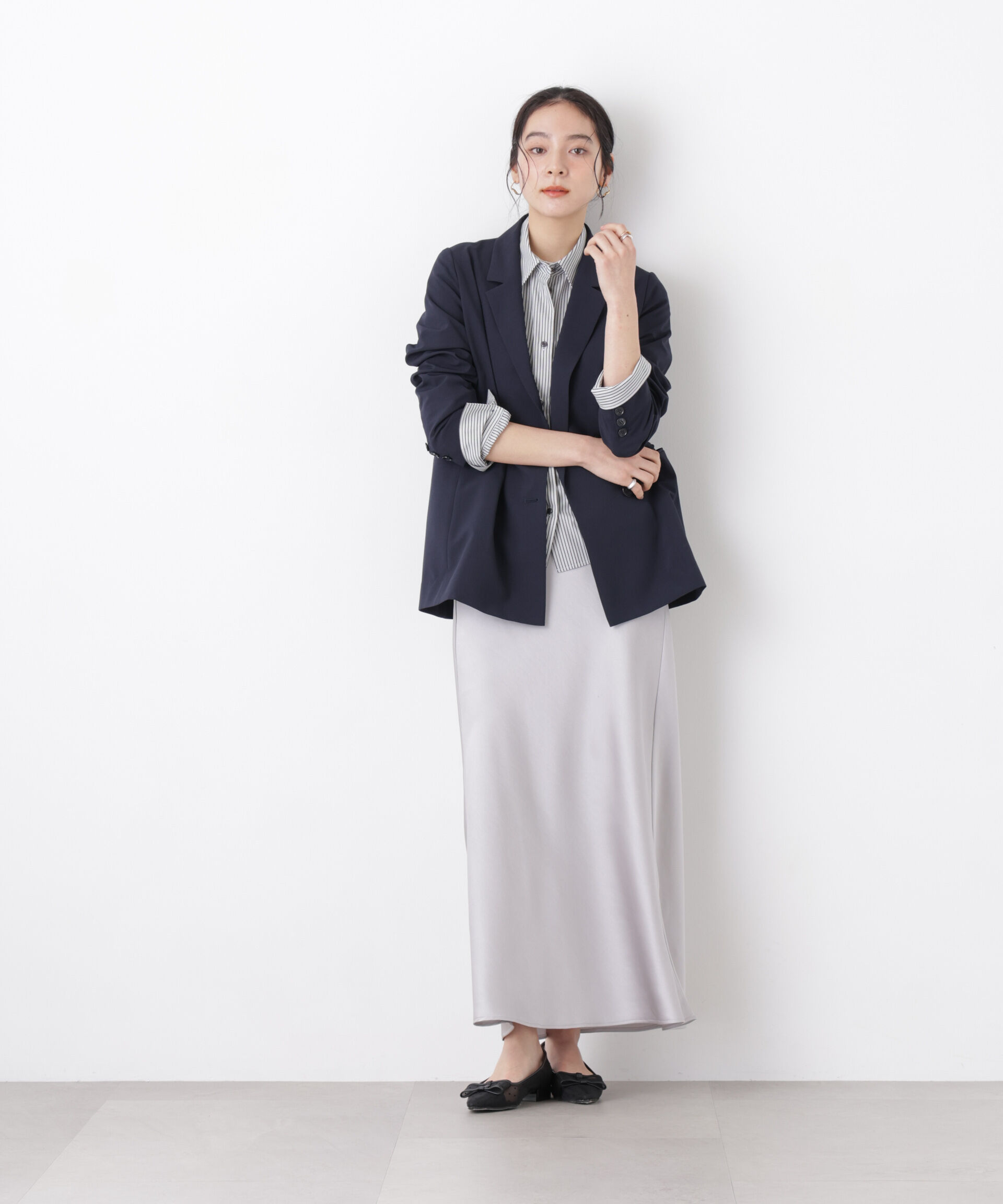 nano･universe「ライトファンクション ダブルジャケット(セットアップ可)」|テーラードジャケット|