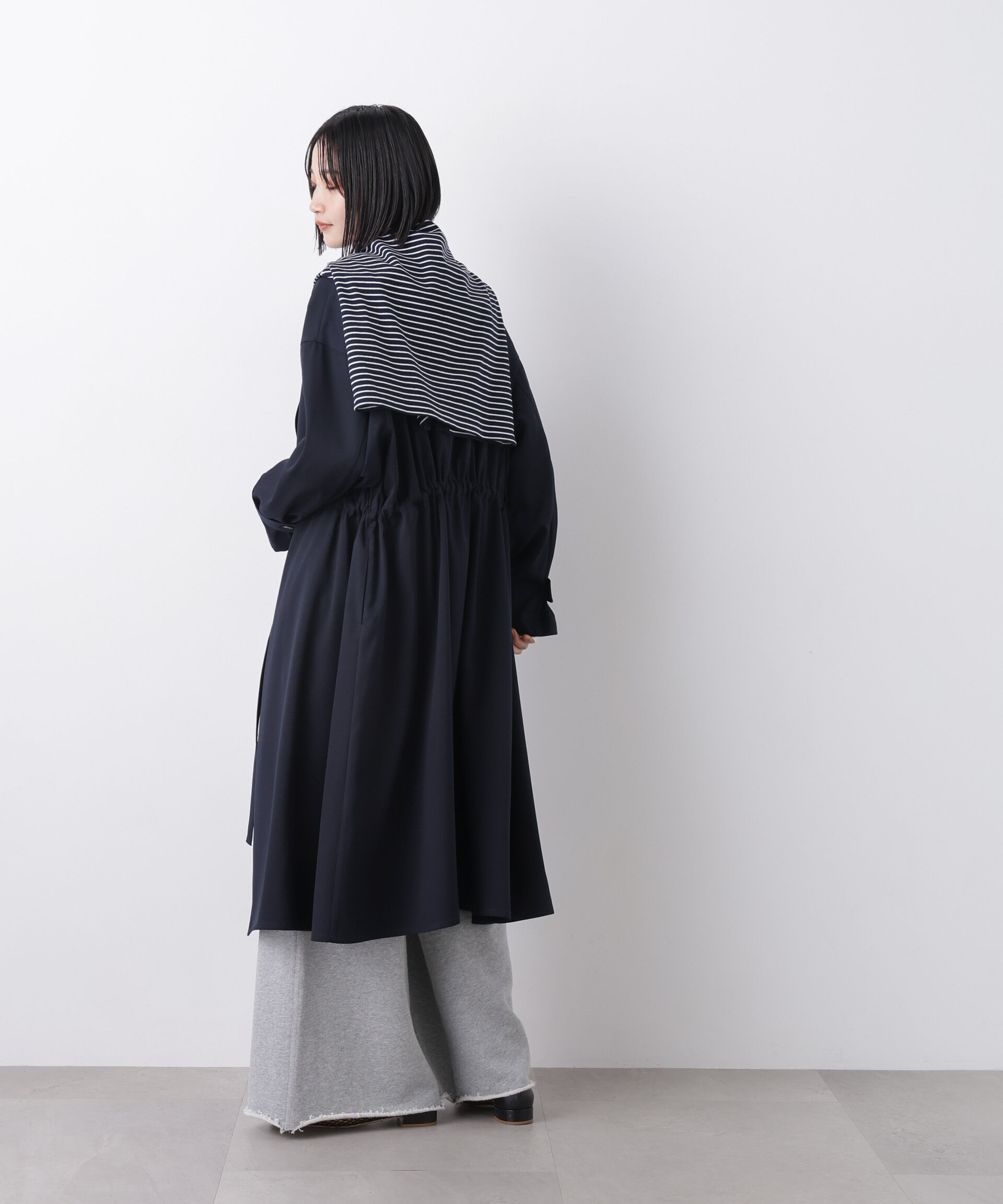 nano･universe「撥水&花粉ガード ドロストノーカラーコート」|その他|