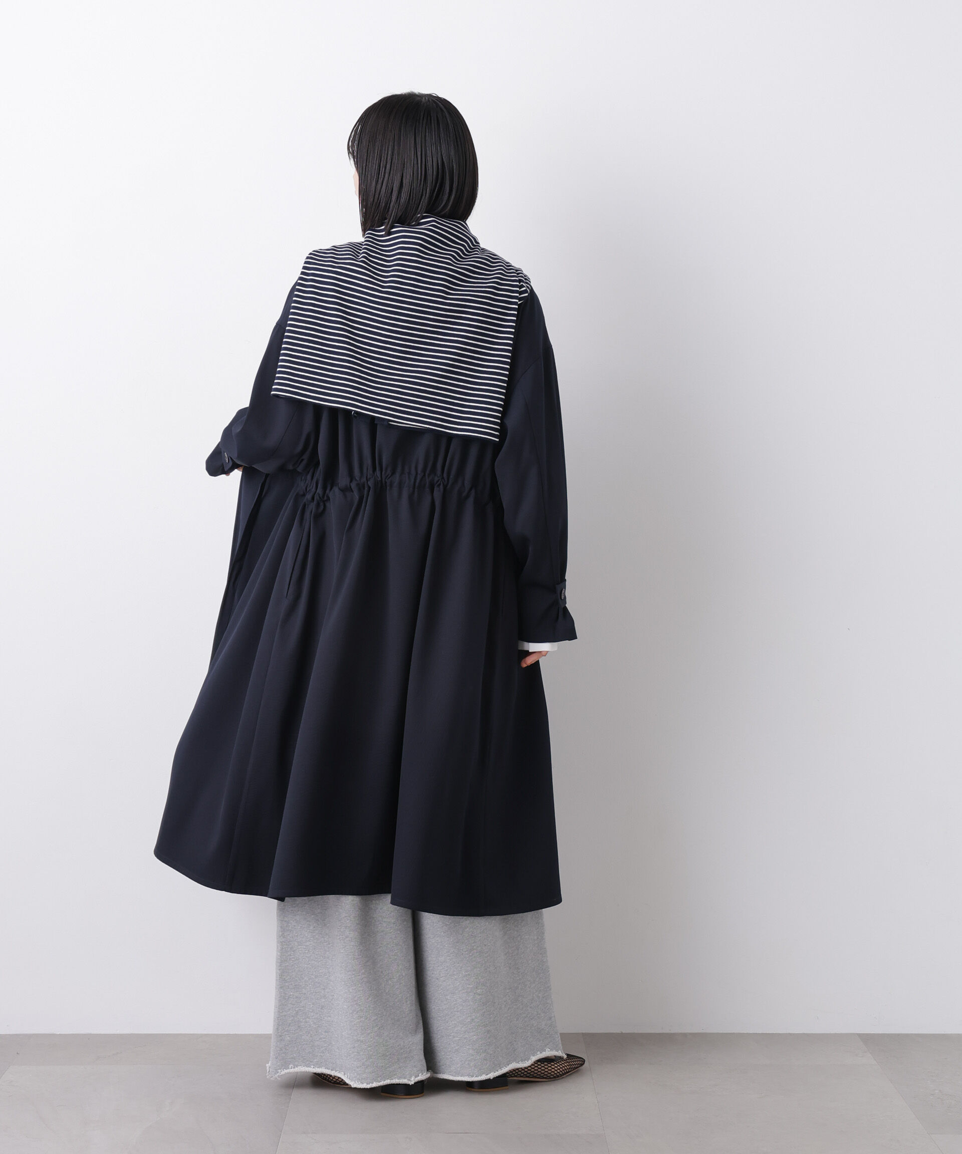 nano･universe「撥水&花粉ガード ドロストノーカラーコート」|その他|