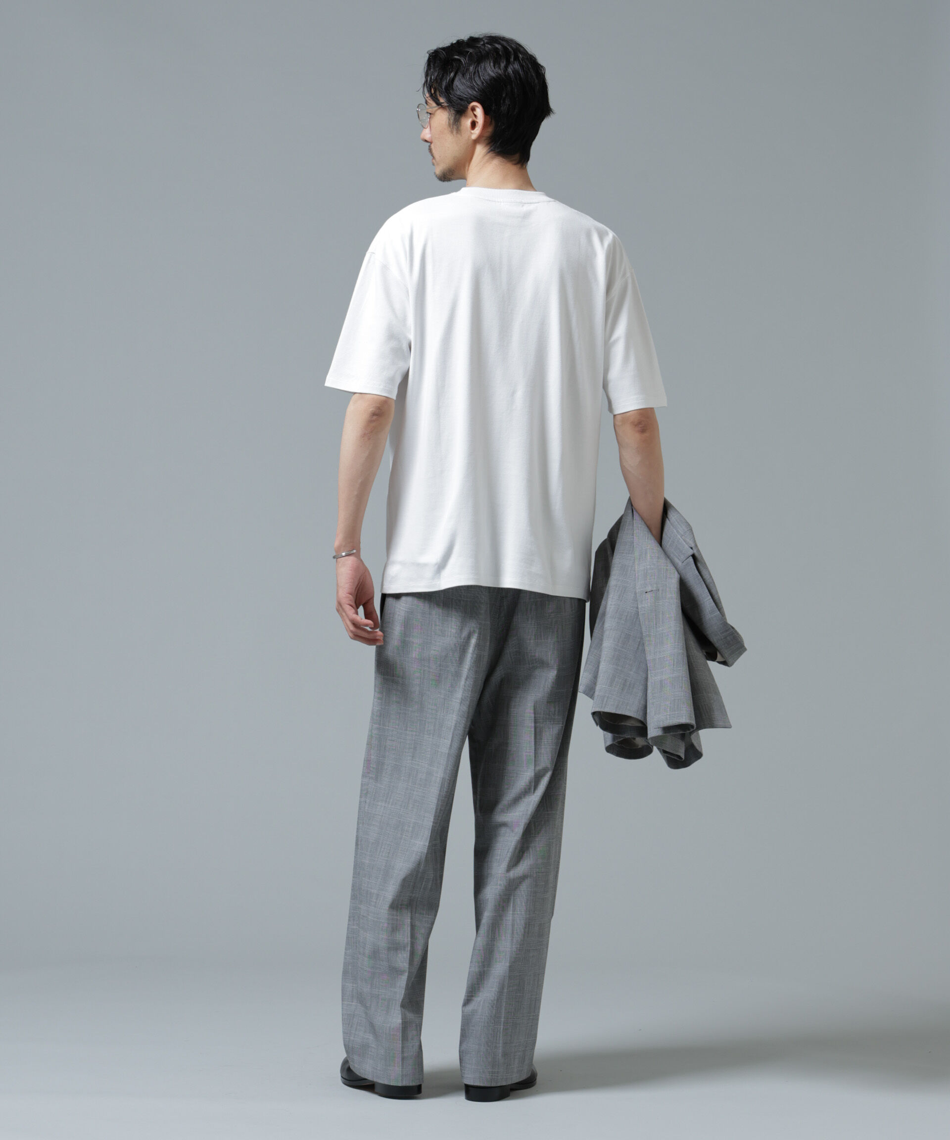 nano･universe「｢Brooks Brothers別注｣Anti Soaked(R) 汗染み防止 ｸﾙｰﾈｯｸ ﾋﾞｯｸﾞｼﾙ  」|Tシャツ・カットソー|