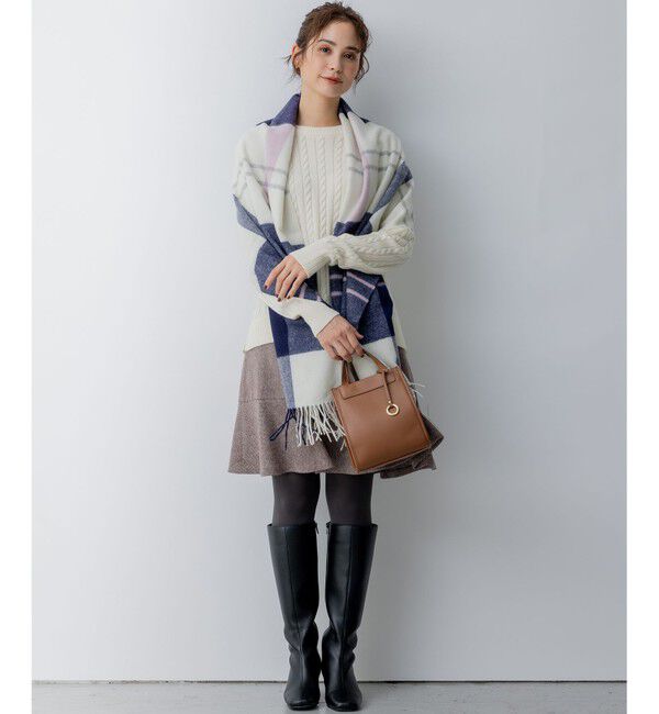 組曲「ウールマルチチェックストール」|マフラー|