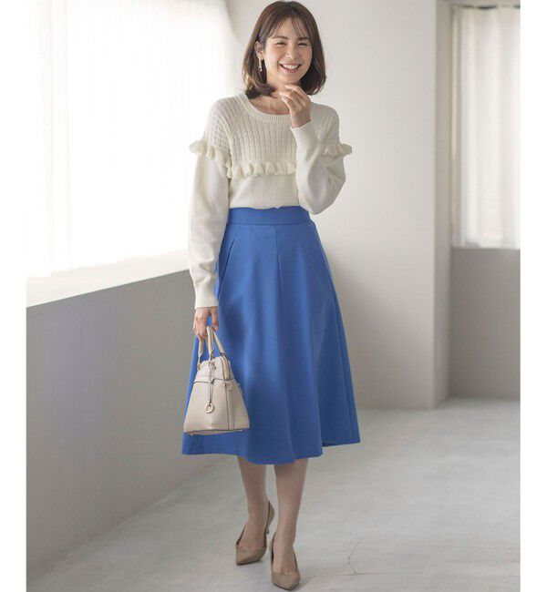 組曲「バスケット編みフリル ニット」|ニット・セーター|