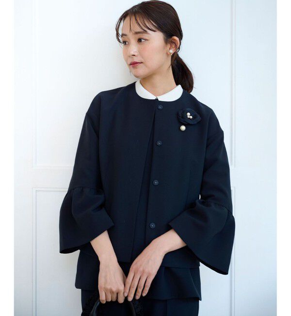 組曲「エアリーカメリアラペルピン」|ブローチ・コサージュ|