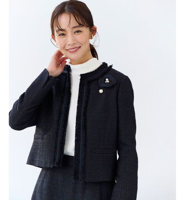 組曲「エアリーカメリアラペルピン」|ブローチ・コサージュ|