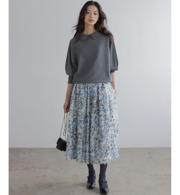 組曲「【加藤ローサさん着用・新色追加・前後着用可】スムースストレッチロールネック ニット」|ニット・セーター|