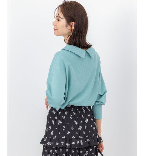 組曲「【加藤ローサさん着用・新色追加・前後着用可】スムースストレッチロールネック ニット」|ニット・セーター|