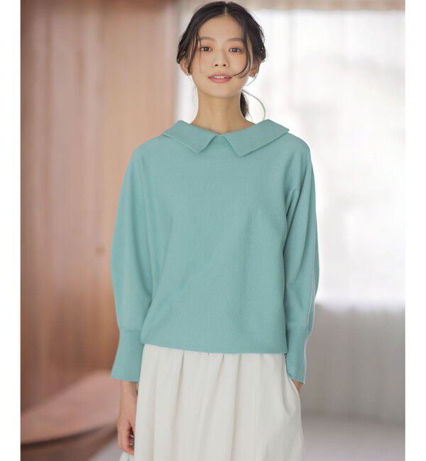 組曲「【加藤ローサさん着用・新色追加・前後着用可】スムースストレッチロールネック ニット」|ニット・セーター|
