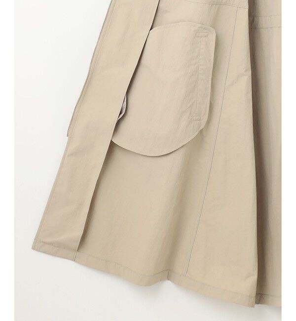 自由区「【撥水加工・UVケア・洗える】ライトグログランフーデッド コート」|ミリタリー・モッズコート|