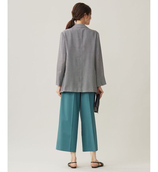 自由区「【洗える】ビエラチェックテーラード ジャケット」|テーラードジャケット|