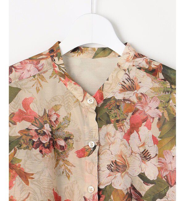 自由区「【SHIHOさん着用】ボタニカルプリント ワンピース」|ワンピース|