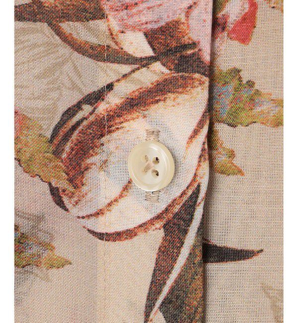 自由区「【SHIHOさん着用】ボタニカルプリント ワンピース」|ワンピース|