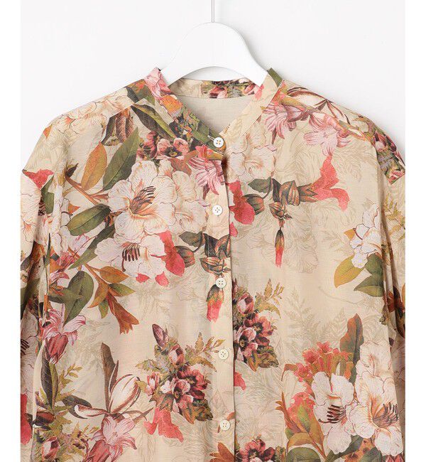 自由区「【SHIHOさん着用】ボタニカルプリント ワンピース」|ワンピース|