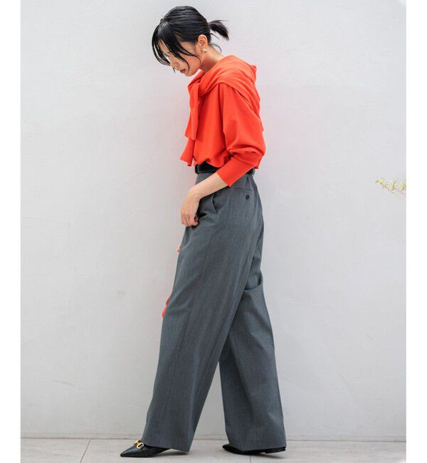 23区「【CLASSY.11月号掲載/洗える】ドライ2WAYストレッチ ワイドパンツ」|その他|