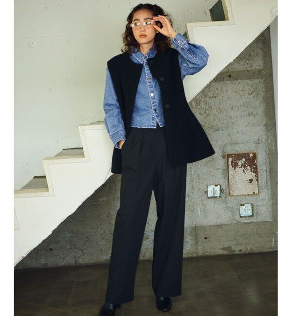 23区「【CLASSY.11月号掲載/洗える】ドライ2WAYストレッチ ワイドパンツ」|その他|