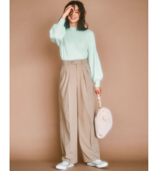 23区「【CLASSY.11月号掲載/洗える】ドライ2WAYストレッチ ワイドパンツ」|その他|