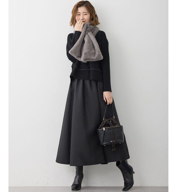 23区「【洗える】フルーフィーツイル フレア スカート」|スカート|