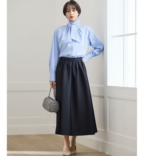23区「【洗える】フルーフィーツイル フレア スカート」|スカート|