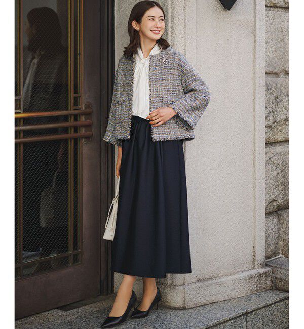 23区「【洗える】フルーフィーツイル フレア スカート」|スカート|