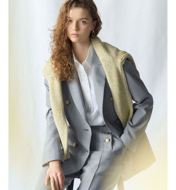 23区「【一部予約/見上愛さん着用/VERY掲載】CANCLINI シャーティング ベーシックシャツ」|シャツ・ブラウス|