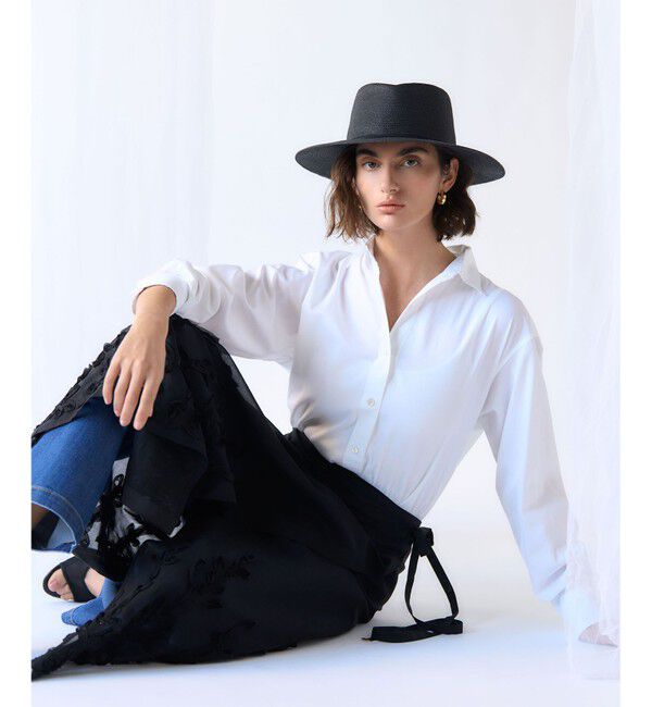 23区「【一部予約/見上愛さん着用/VERY掲載】CANCLINI シャーティング ベーシックシャツ」|シャツ・ブラウス|