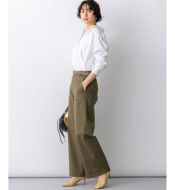 23区「【一部予約/見上愛さん着用/VERY掲載】CANCLINI シャーティング ベーシックシャツ」|シャツ・ブラウス|