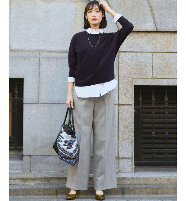 23区「【一部予約/見上愛さん着用/VERY掲載】CANCLINI シャーティング ベーシックシャツ」|シャツ・ブラウス|