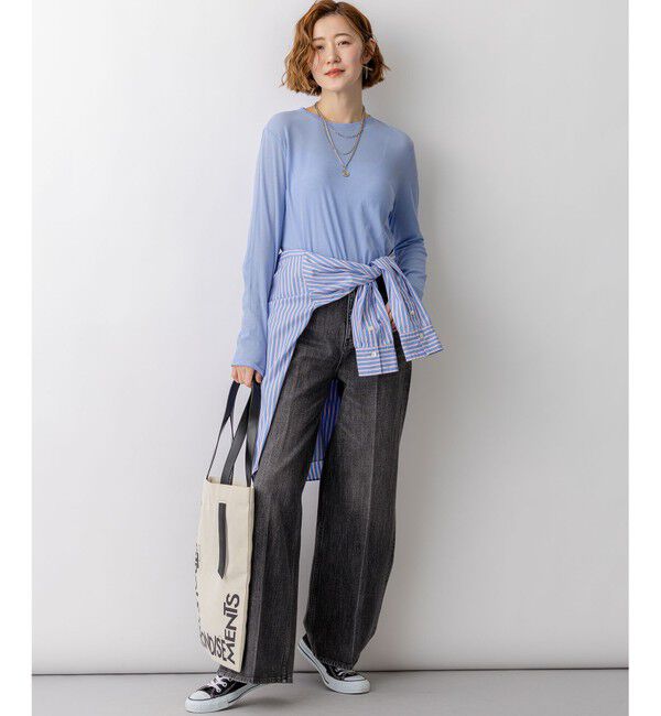 23区「【一部予約/見上愛さん着用/VERY掲載】CANCLINI シャーティング ベーシックシャツ」|シャツ・ブラウス|