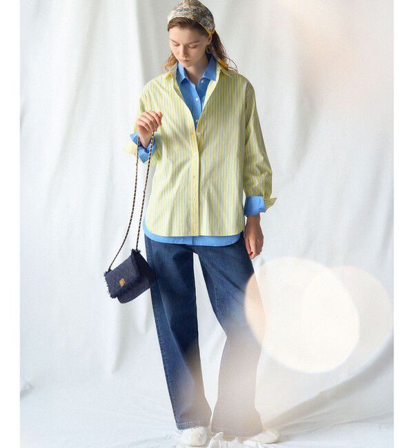 23区「【一部予約/見上愛さん着用/VERY掲載】CANCLINI シャーティング ベーシックシャツ」|シャツ・ブラウス|