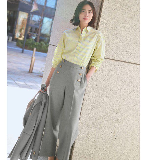 23区「【一部予約/見上愛さん着用/VERY掲載】CANCLINI シャーティング ベーシックシャツ」|シャツ・ブラウス|