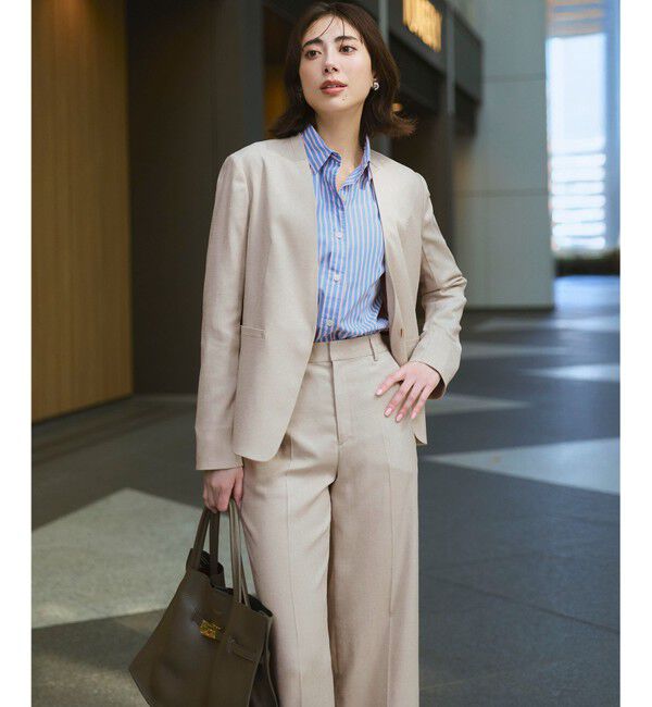 23区「【一部予約/見上愛さん着用/VERY掲載】CANCLINI シャーティング ベーシックシャツ」|シャツ・ブラウス|