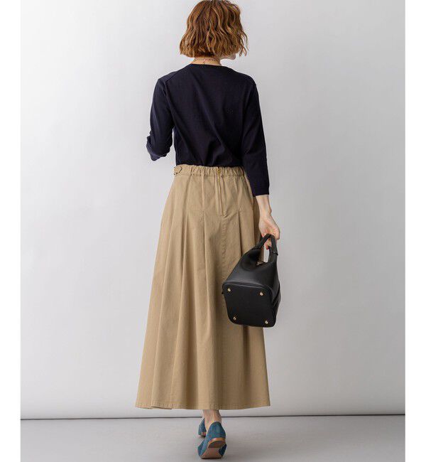 23区「プレミアムビオコットン クルーネック ニット」|ニット・セーター|