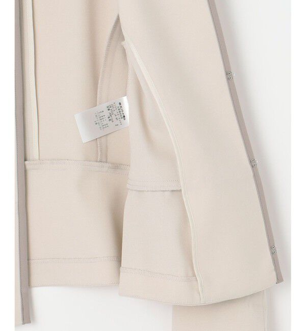 ANY SIS「【洗える】バイカラードビー ジャケット」|ノーカラージャケット|