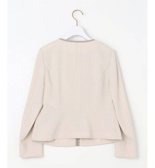 ANY SIS「【洗える】バイカラードビー ジャケット」|ノーカラージャケット|