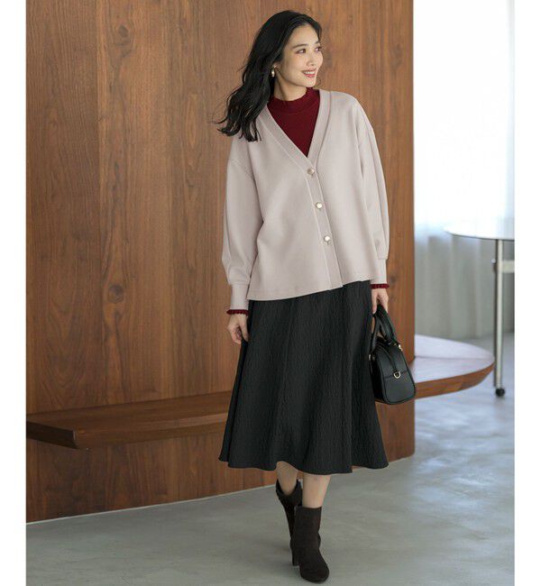 ANY SIS「カットジョーゼット カーディガン」|カーディガン|