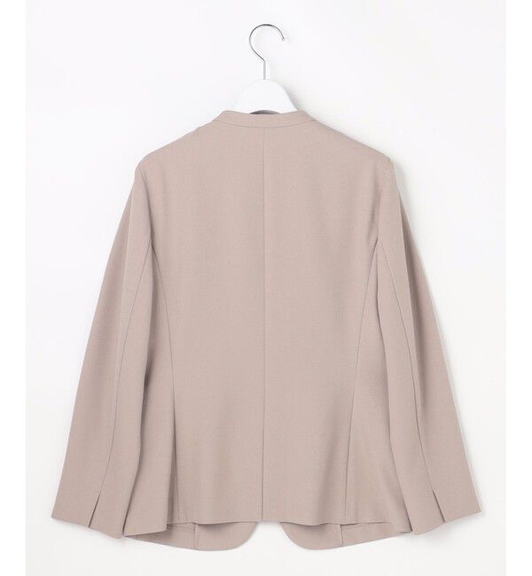 ANY SIS「スマートビューティストレッチカラーレス ジャケット」|ノーカラージャケット|