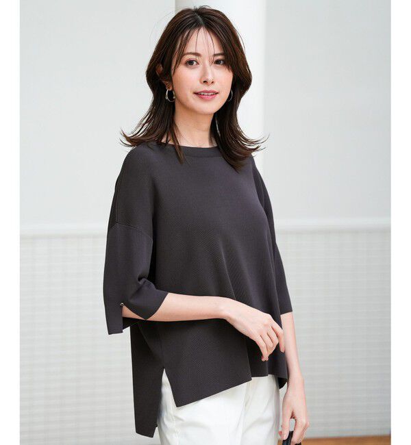 ANY SIS「【アイスタッチ】ボートネックニット プルオーバー」|ニット・セーター|