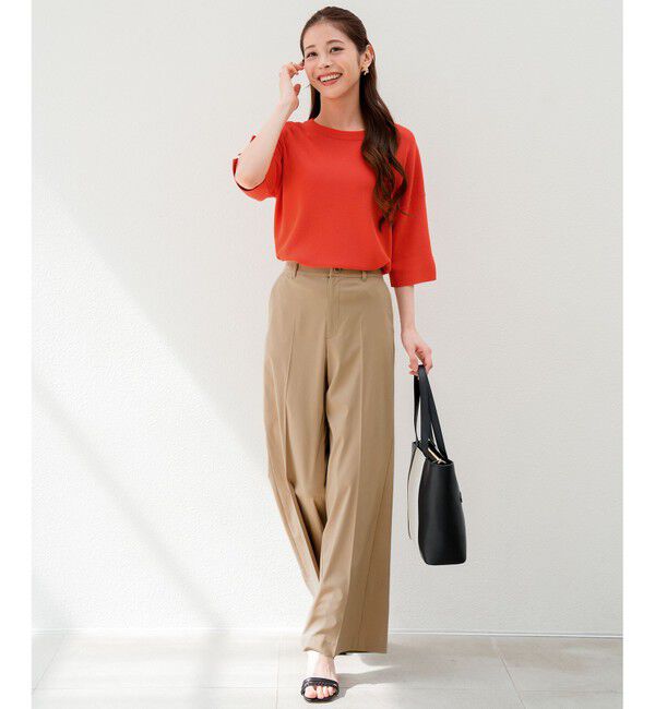 ANY SIS「【アイスタッチ】ボートネックニット プルオーバー」|ニット・セーター|