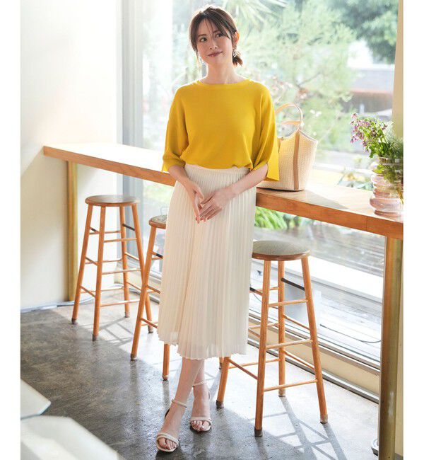 ANY SIS「【アイスタッチ】ボートネックニット プルオーバー」|ニット・セーター|