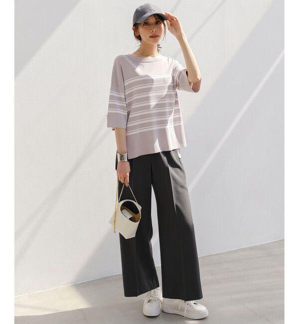 ANY SIS「【アイスタッチ】ボートネックニット プルオーバー」|ニット・セーター|