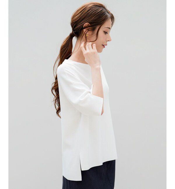 ANY SIS「【アイスタッチ】ボートネックニット プルオーバー」|ニット・セーター|