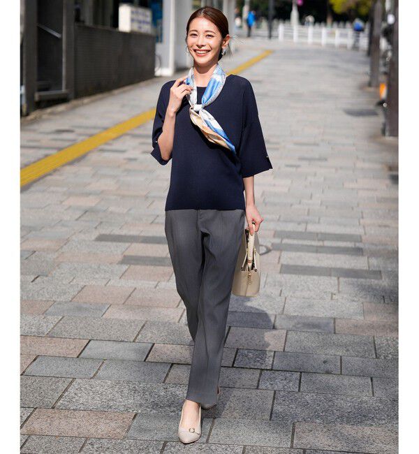 ANY SIS「【アイスタッチ】ボートネックニット プルオーバー」|ニット・セーター|