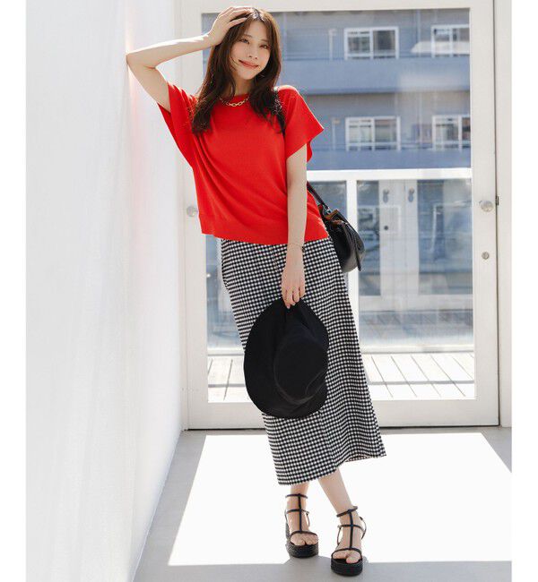 ANY SIS「【アイスタッチ】フレンチスリーブ ニット」|ニット・セーター|