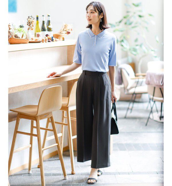 ANY SIS「【アイスタッチ】ポロ ニット」|ニット・セーター|